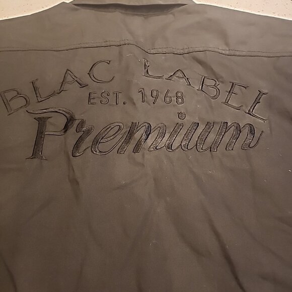 NWT Blac Lapel Premium Mens Pearl Snap Black Shirt 4X Cotton Pocket Short Sleeve - Picture 8 of 9